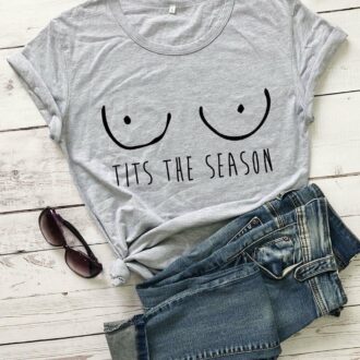 Дамска тениска Tits the Season