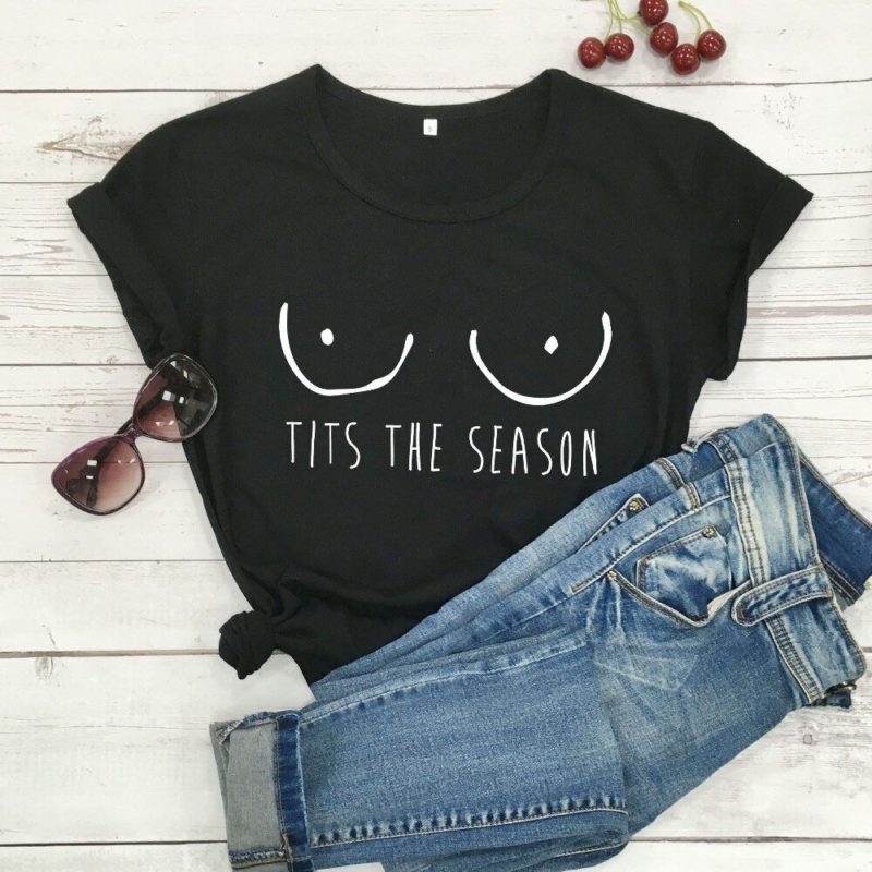 Дамска тениска Tits the Season