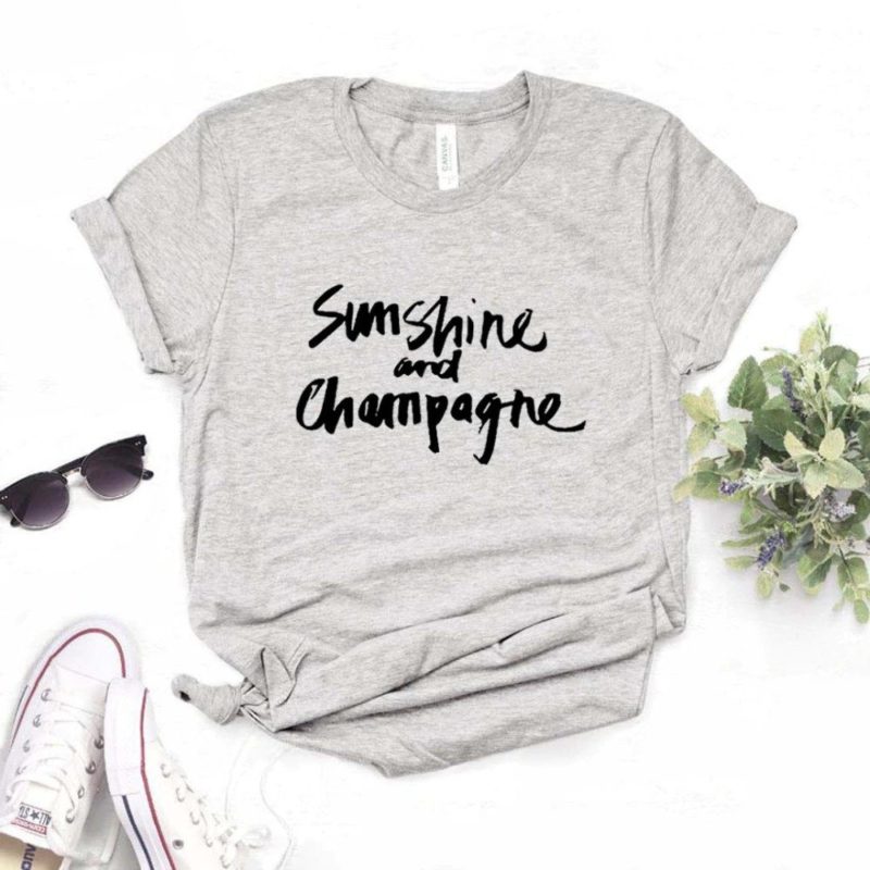 Дамска тениска Sunshine and Champagne