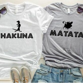 Тениски за приятелки Hakuna Matata 2