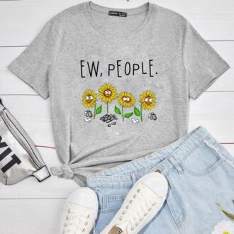 Дамска тениска Ew People / Sunflowers DTG