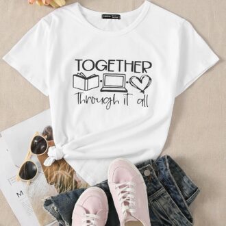 Дамска Тениска Together through it all