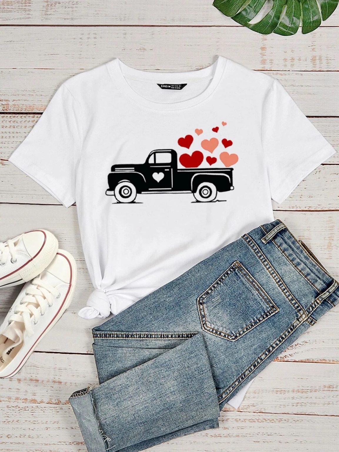 Дамска Тениска Car Hearts