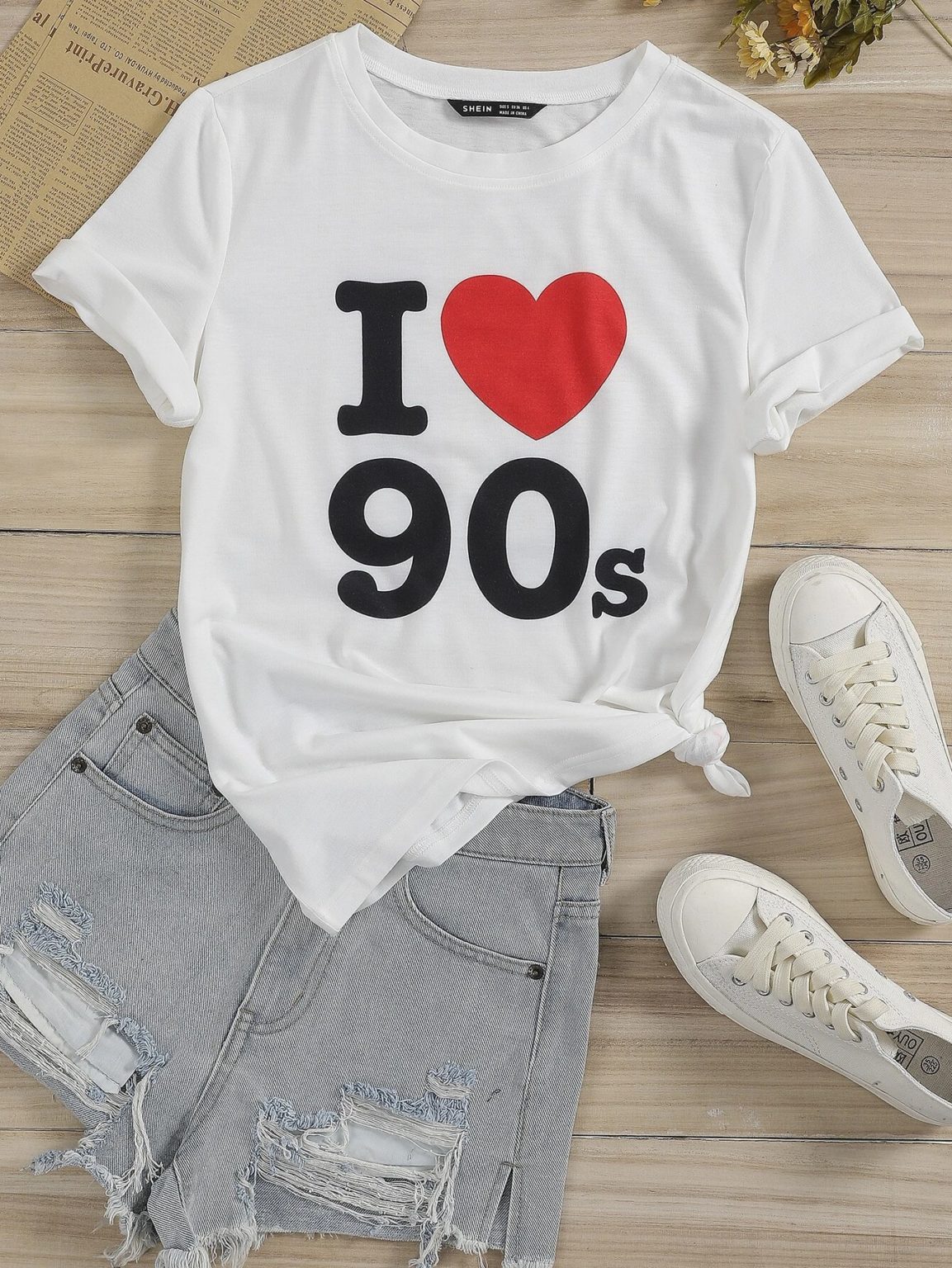 Дамска Тениска I Love 90s 2021