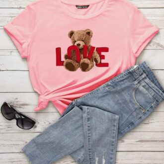 Дамска Тениска Love Bear 2021 DTG