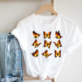 Дамска тениска Butterflies 2021 DTG