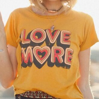 Дамска Тениска Love More*heart DTG
