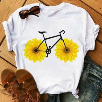 Дамска Тениска Sunflower Bike 2021 DTG