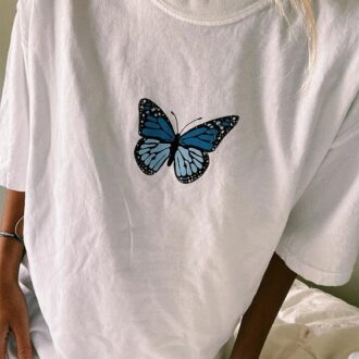 Дамска Тениска Blue*Butterfly DTG