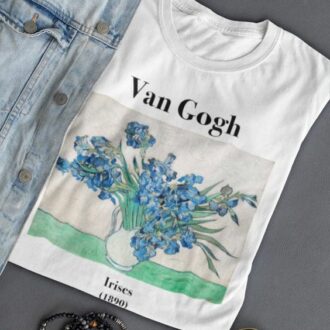 Дамска тениска Van Gogh Irises DTG