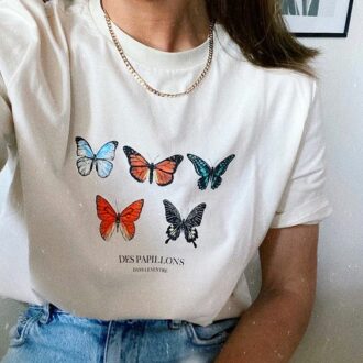 Дамска тениска Des Papillons DTG
