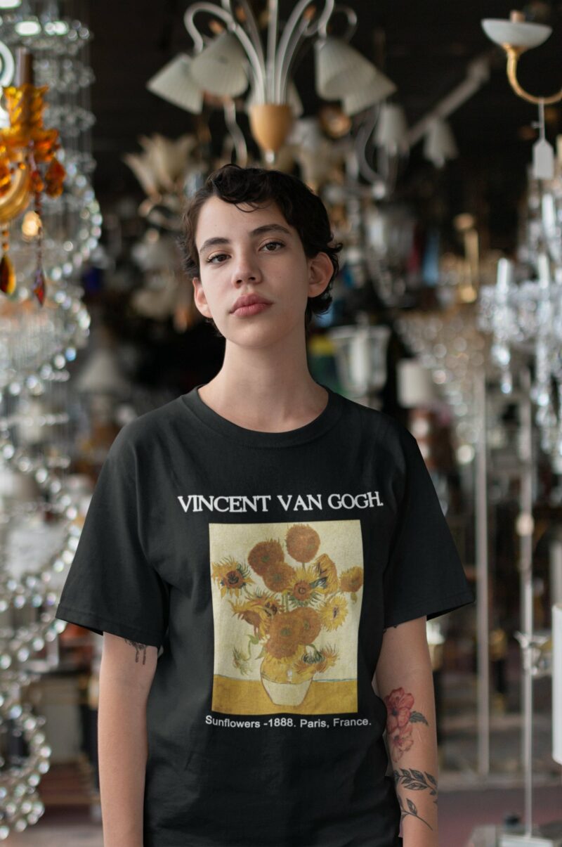 Дамска Тениска Sunflower Van Gogh DTG