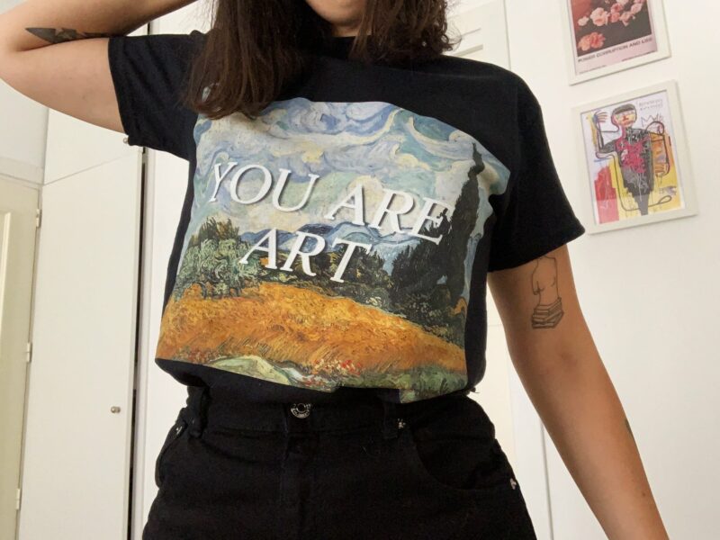 Дамска Тениска You Are Art DTG