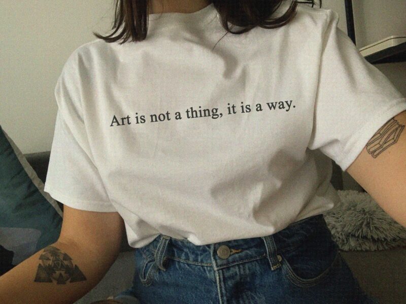 Дамска Тениска  Art Is Not A Thing