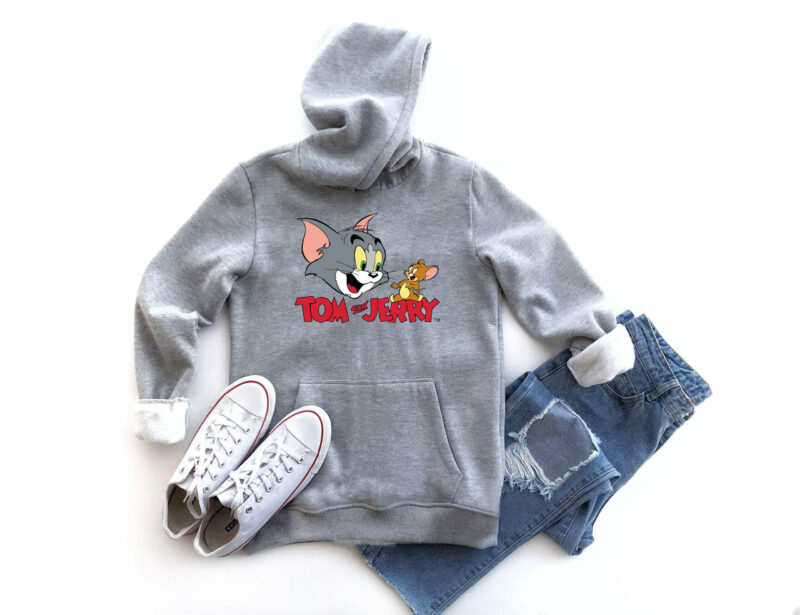 Дамски Суитшърт Tom And Jerry*Grey DTG