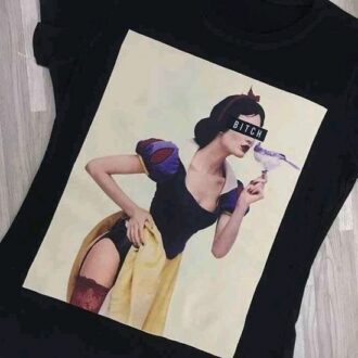 Дамска тениска Snow White Bitch DTG