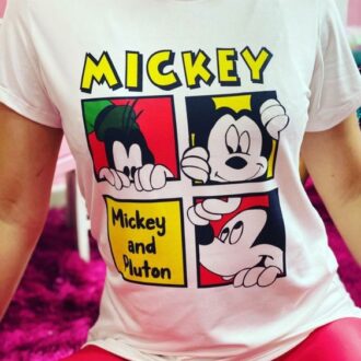 Дамска тениска Mickey & Pluton 2022 DTG