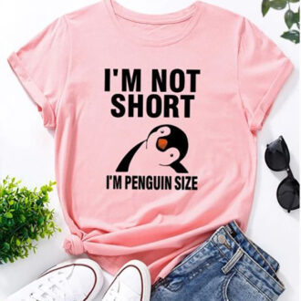 Дамска Тениска Penguin Size DTG
