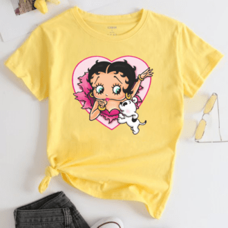 Дамска тениска Betty Puppy DTG