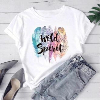 Дамска тениска Wild Spirit DTG