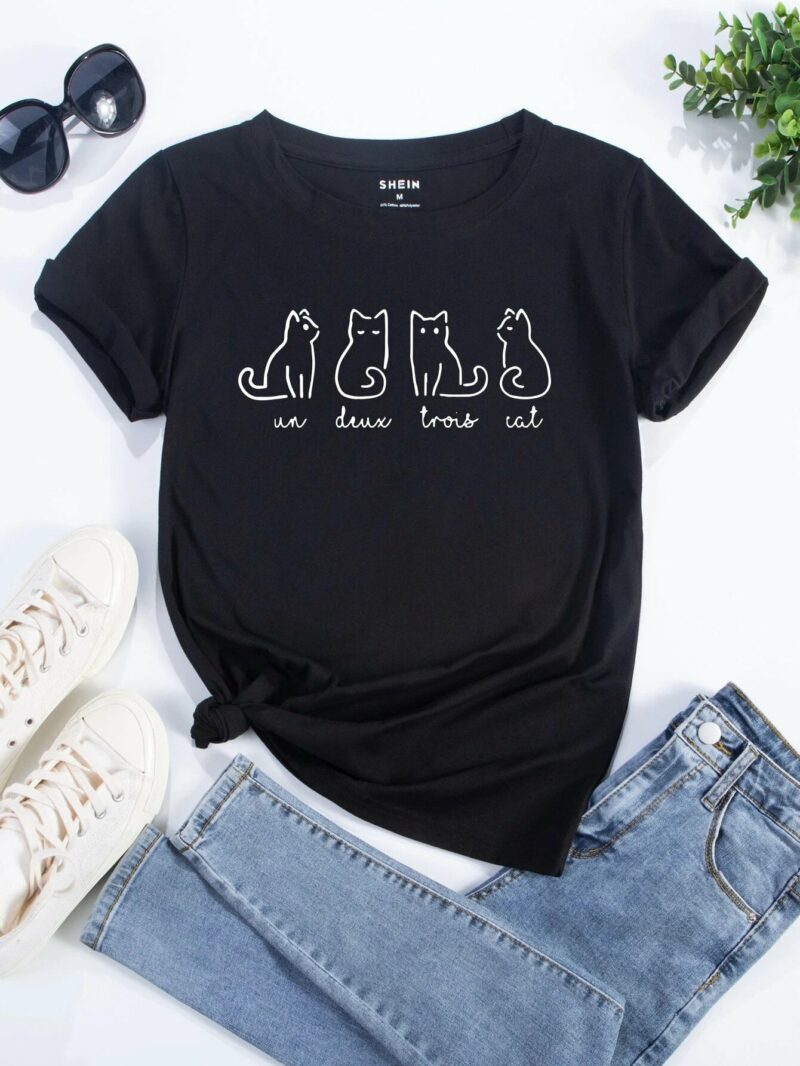 Дамска тениска Four cats