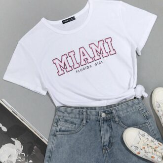 Дамска тениска Miami girl