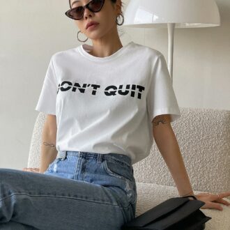 Дамска тениска Dont Quit