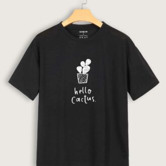 Дамска тениска Hello Cactus