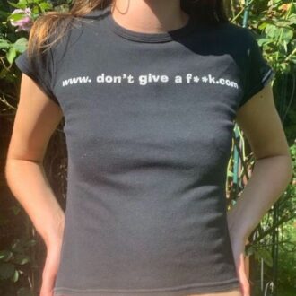 Дамска тениска don't give a f**k.com