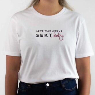 Дамска тениска Let's talk about SEKT, baby.
