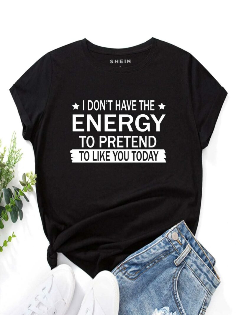 Дамска тениска Don't have the Energy