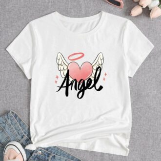 Дамска тениска Pinky Angel DTG