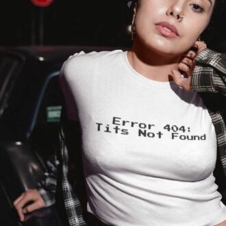 Кроп топ Error 404: Tits Not Found