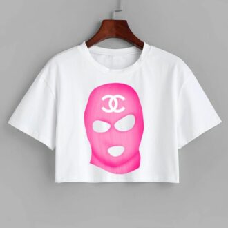 Кроп топ CH Pink Mask DTG