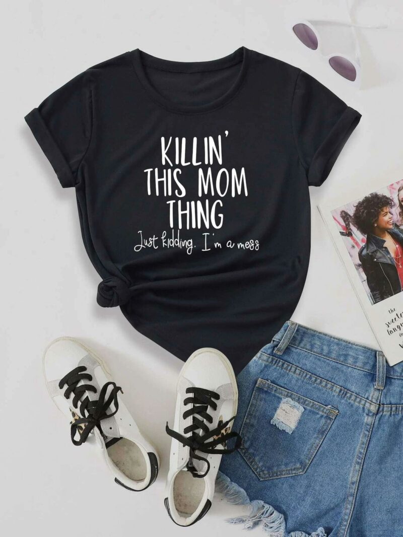 Дамска тениска Killin' This Mom Thing