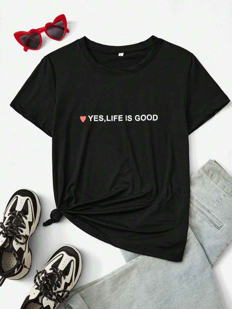 Дамска тениска Yes, Life is Good