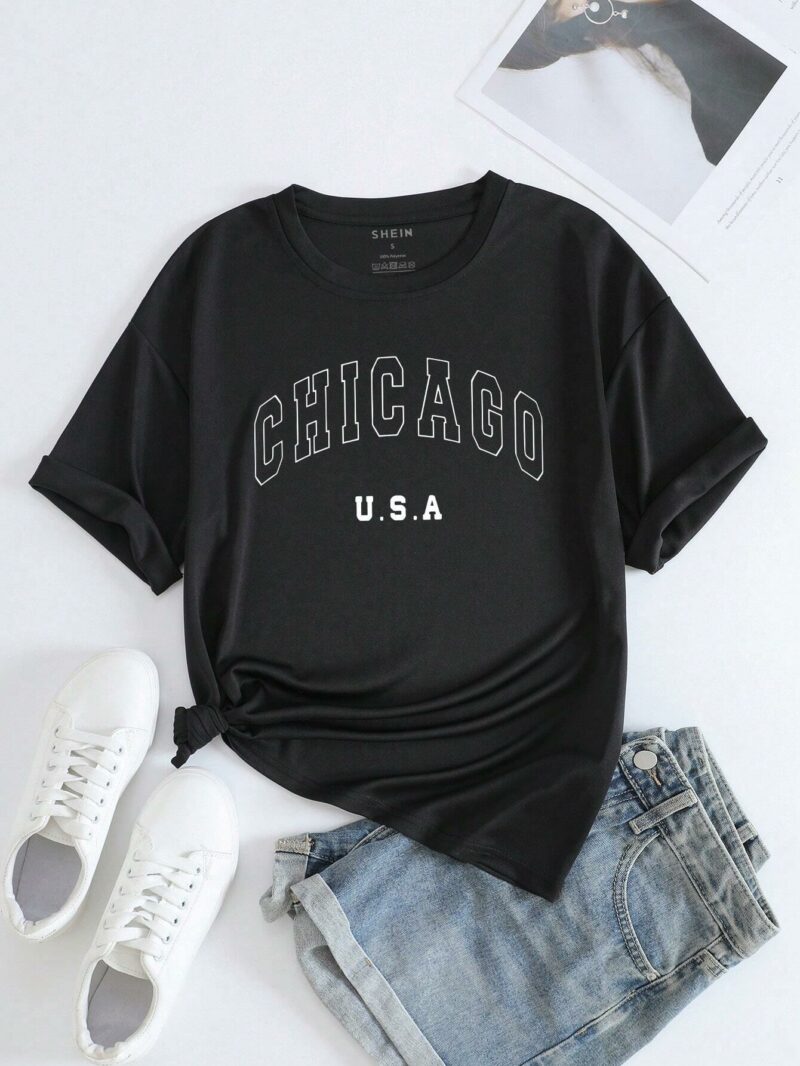 Дамска тениска Chicago U.S.A