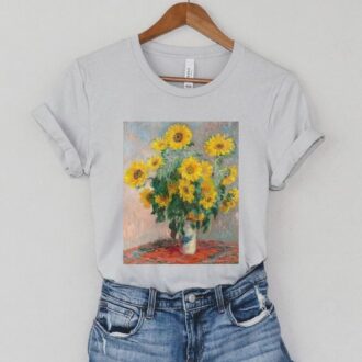 Дамска тениска Sunflowers Paint DTG