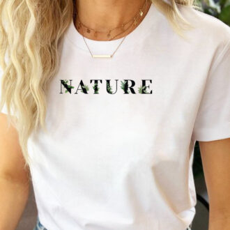 Дамска Тениска Nature Leaf DTG