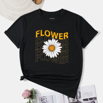 Дамска Тениска Flower*Daisy DTG