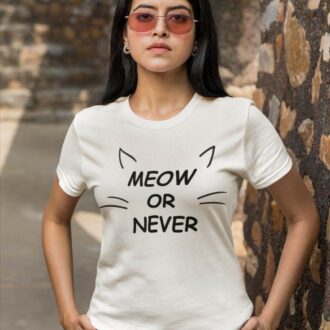 Дамска Тениска Meow or Never
