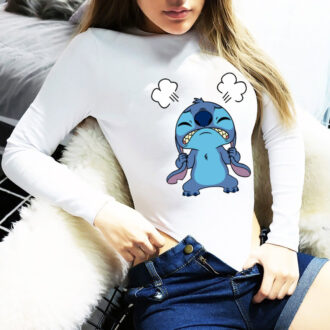 Дамско Боди Angry Stitch DTG