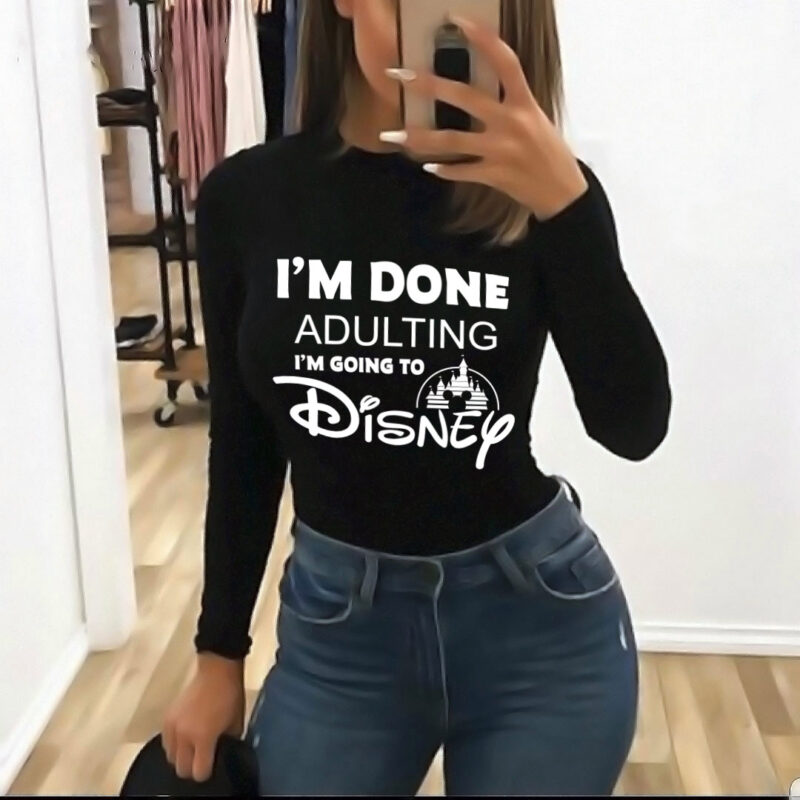 Дамско боди I'm Done Disney