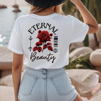 Дамска Тениска Eternal Beauty Back DTG