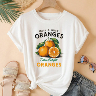 Дамска Тениска Fresh Oranges DTG