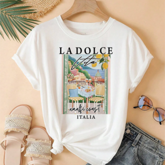 Дамска Тениска La dolce vita Italia DTG