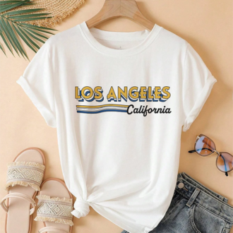Дамска Тениска Los Angles Vintage DTG