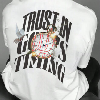 МЪЖКА ТЕНИСКА TRUST IN GODS TIMING BACK DTG