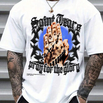 Мъжка Тениска Pray for glory DTG
