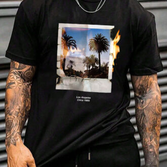 Мъжка тениска Los Angeles circa dtg